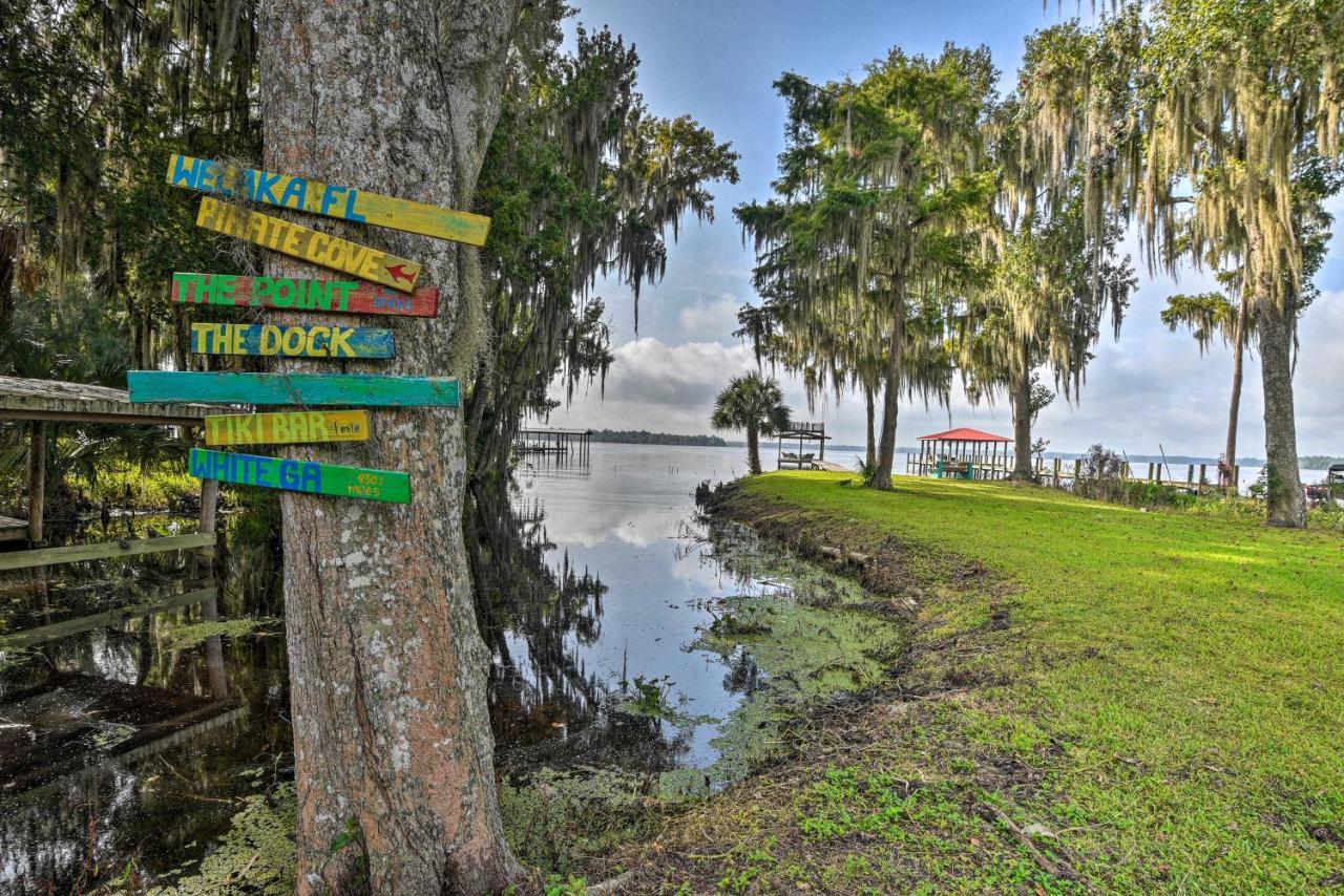 Pirate Cove Home In Welaka Dock And River Access! Extérieur photo